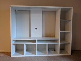 Ikea wall unit for TV, display, storage, books 1