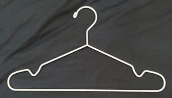 20 Ikea coat hangers made of metal, very sturdy and durable 1