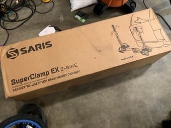 New (NIB) Saris SuperClamp EX. 2-bike hitch mounted carrier 3