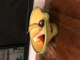 Beautiful italian ceramic fruit bowl 1