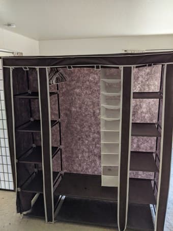 Portable Wardrobe/Room Divider in Palo Alto 1