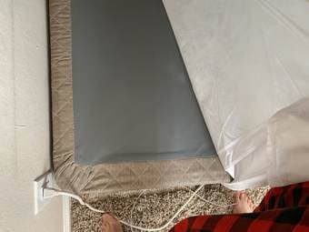 Full bed (boxspring + mattress + boxspring cover + mattress topper) 2