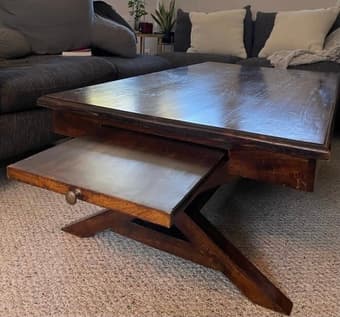 Solid Wood Coffee Table 3