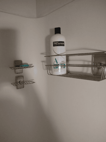 command style soap holders and shower shelf 1