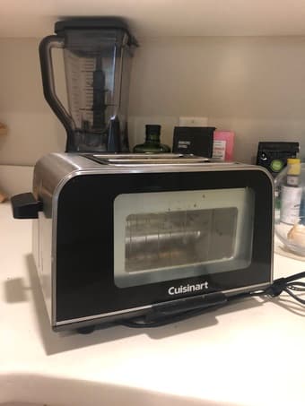 Toaster for Sale - Cuisinart ViewPro Glass 2-Slice Toaster, Black 3