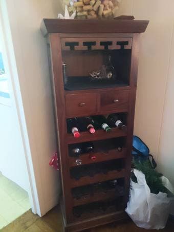 Wooden Wine Cabinet for Sale 1