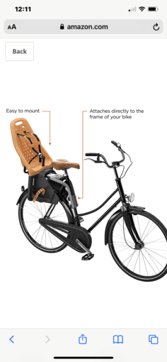 THULE Yepp Maxi Child Bike Seat 2