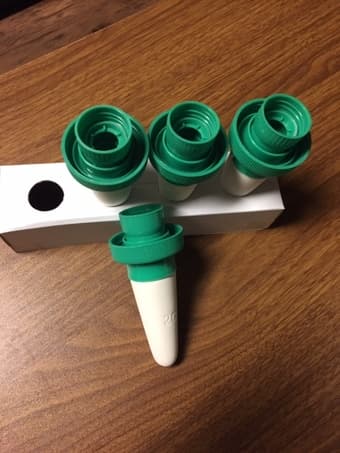 Set of 4 Ceramic Self Watering Cone Spikes 2