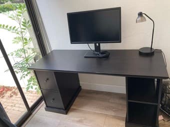 IKEA desk w/ drawers 1