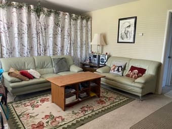 Furnished bedroom in a two-bedroom house. Female only. May 1 or now 3