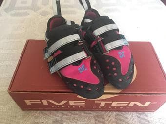 Climbing shoes for sale: Women's 5.10 Blackwing, size 5, lightly used 1