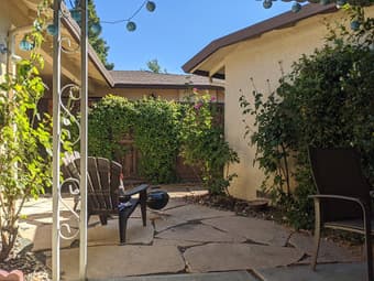 2 bedrooms available with shared bath in a 3 bedroom home four blocks 2