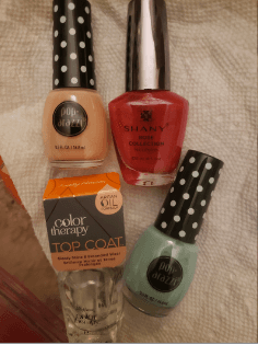 skincare + beauty products (masks, magnetic lashes, nail polish, etc) 1