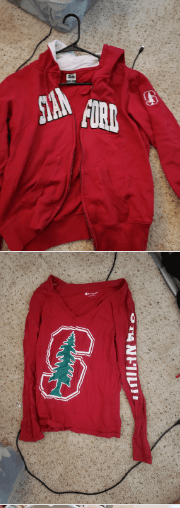 stanford hoodie + long sleeve, down jackets, other jackets 2