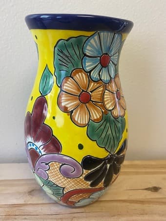 Ceramic Flowered Vase 1