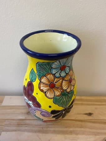 Ceramic Flowered Vase 2