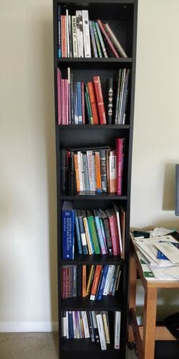 bookshelf with six shelves 1