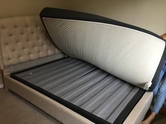 full sized bed + frame and queen sized bed + frame 1