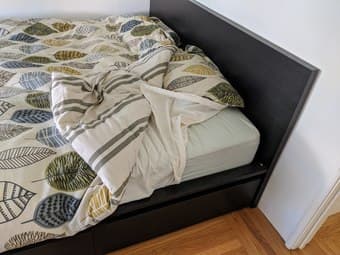 IKEA MALM King Bed with 4 Storage Drawers 1