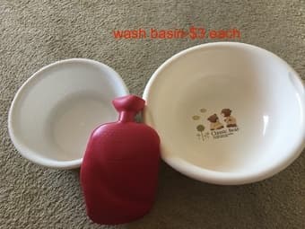 heater, wash basin, glass, pillow 2