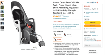 Women Bike with Hamax Child Seat 2