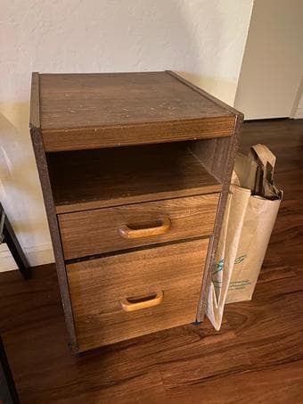 Storage/File cabinet with files/ Side table 2