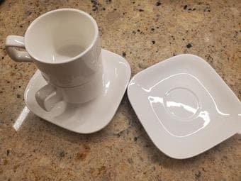 Ceramic Espresso Cups x2 1