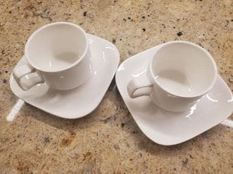 Ceramic Espresso Cups x2 2