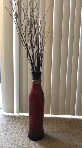 Tall vases/Artificial flower vase with flowers 2