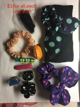 hair scissor, key chain, nail clippers. 2