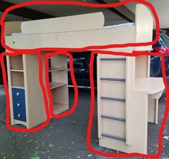 Good Quality Loft Bed for Kids or Teens 2