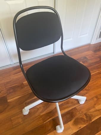 Ikea desk chair with wheels (orfjall) 1