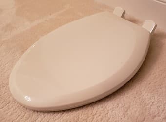 New Elongated Plastic American Standard Toilet Seat, never used 1