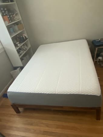 Nectar Memory Foam Mattress + Bedframe (Full) - Like New 3