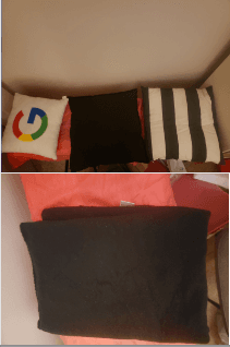 throw pillows and blanket 1