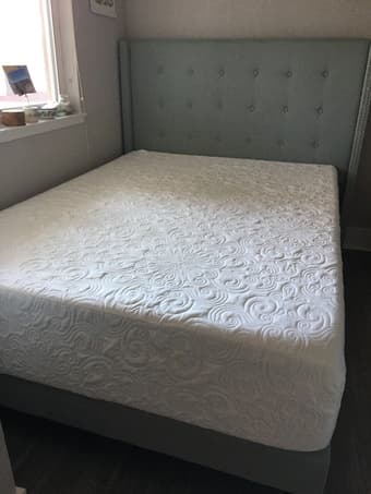 Full Size Bed Frame and Mattress 1