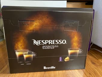 New Nespresso essenza mini coffee machine 1
