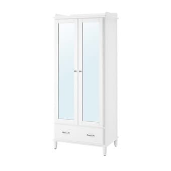 Moving sale: TYSSEDAL mirror wardobe, $200, bed frame, $200 1