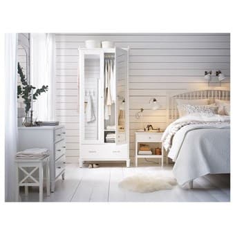 Moving sale: TYSSEDAL mirror wardobe, $200, bed frame, $200 3