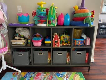 Moving Sale - 34" 8 Cube Bookshelf, Toy Storage 2