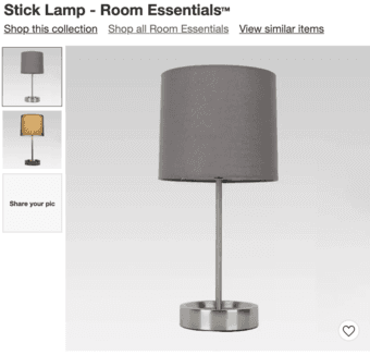 2 table lamps TARGET 1