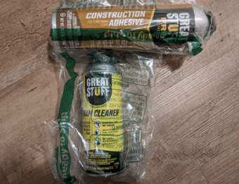 Foam adhesive and foam cleaner (new) 1