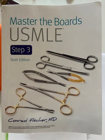 USMLE Master the Board Step 3 Latest (6th) edition - for sale 1