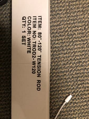 Room divider/curtain/tension rod 2