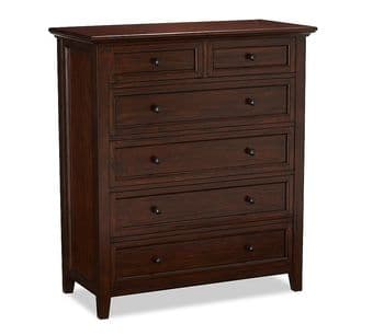 Pottery Barn Mahogany Bedroom Set + Mattress 2
