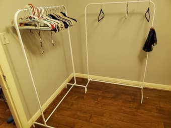 Portable hanging closet 1