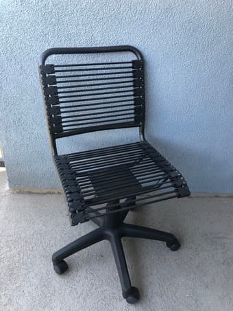 Black Bungee Office Chair 2