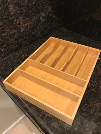 Kitchen stuff- paper towel holder, cutlery organizer, dishwasher tabs 2