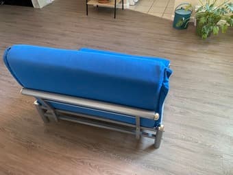 Blue futon 1