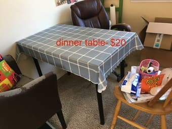 mattress, table, light 2